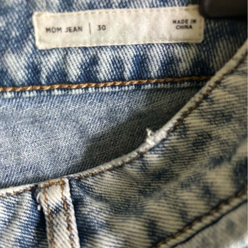 PACSUN LOS ANGELES HIGH RISE ACID WASH MOM JEANS 90s SIZE 30 - Picture 6 of 7